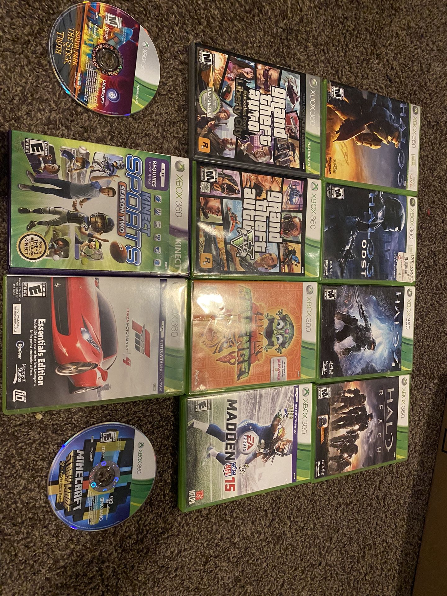 Xbox 360 Games (READ DESCRIPTION BEFORE MESSAGING)