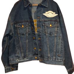 Air Dior Jacket Jean Denim SZ-M Jordan Rare 