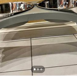 Big Dog Food  Arched Food Bowl With Stand