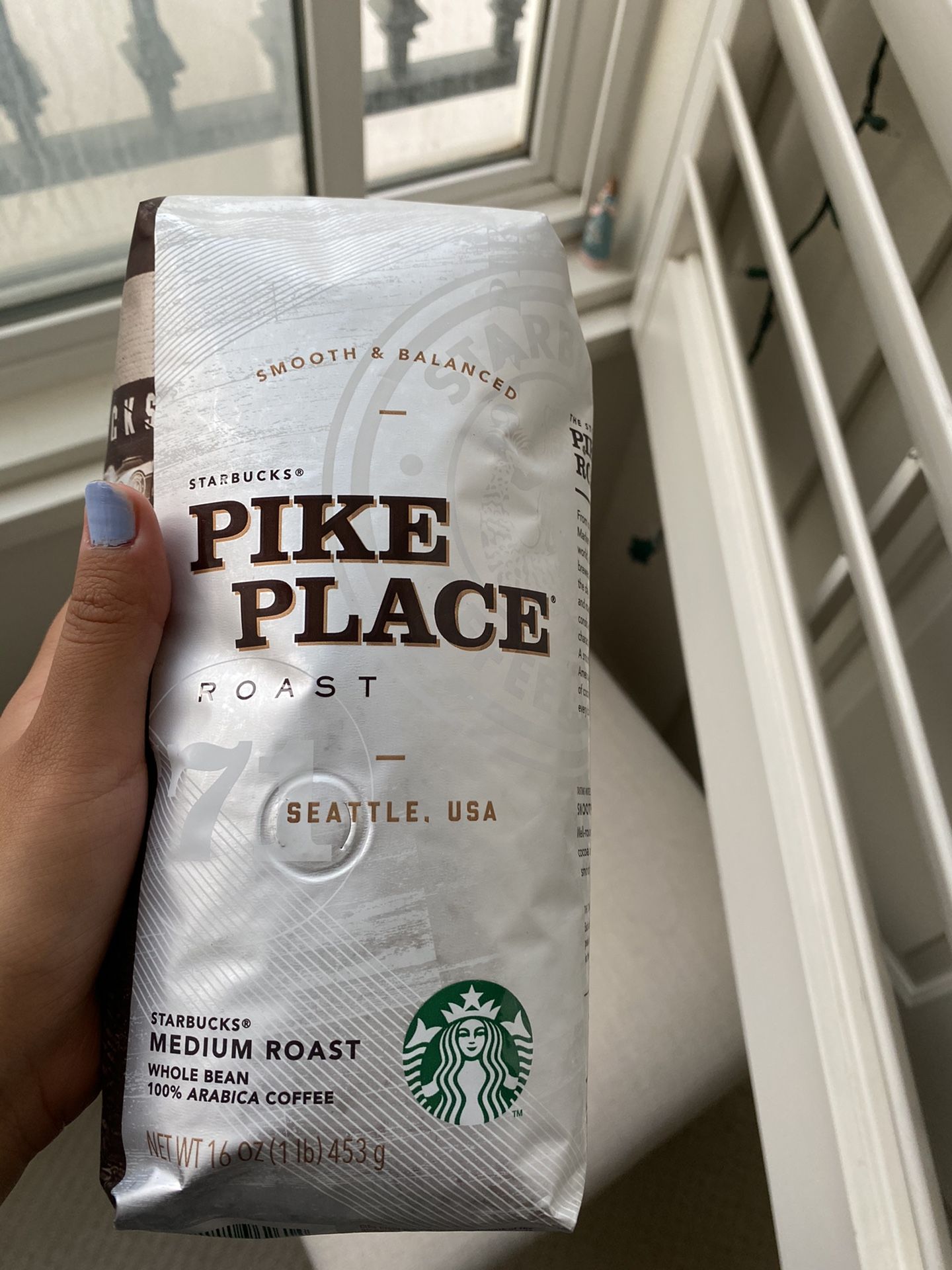 Pike Place- Starbucks Medium Roast (smooth and balanced)