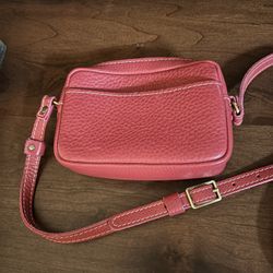 Portland Leather Pink Small Camera Bag