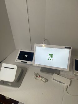 Clover StationDuoTerminal Printer POS System C505 S505 P500 K405 W Cables Read