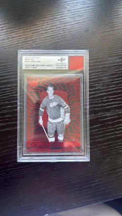 GORDIE HOWE 1965 game used jersey swatch Card