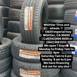 SET OF NEW TIRES 255/60R18 ARROYO HT , INCLUDING MOUNTING AND BALANCING. ASK ME FOR ANY SIZE OR BRAND