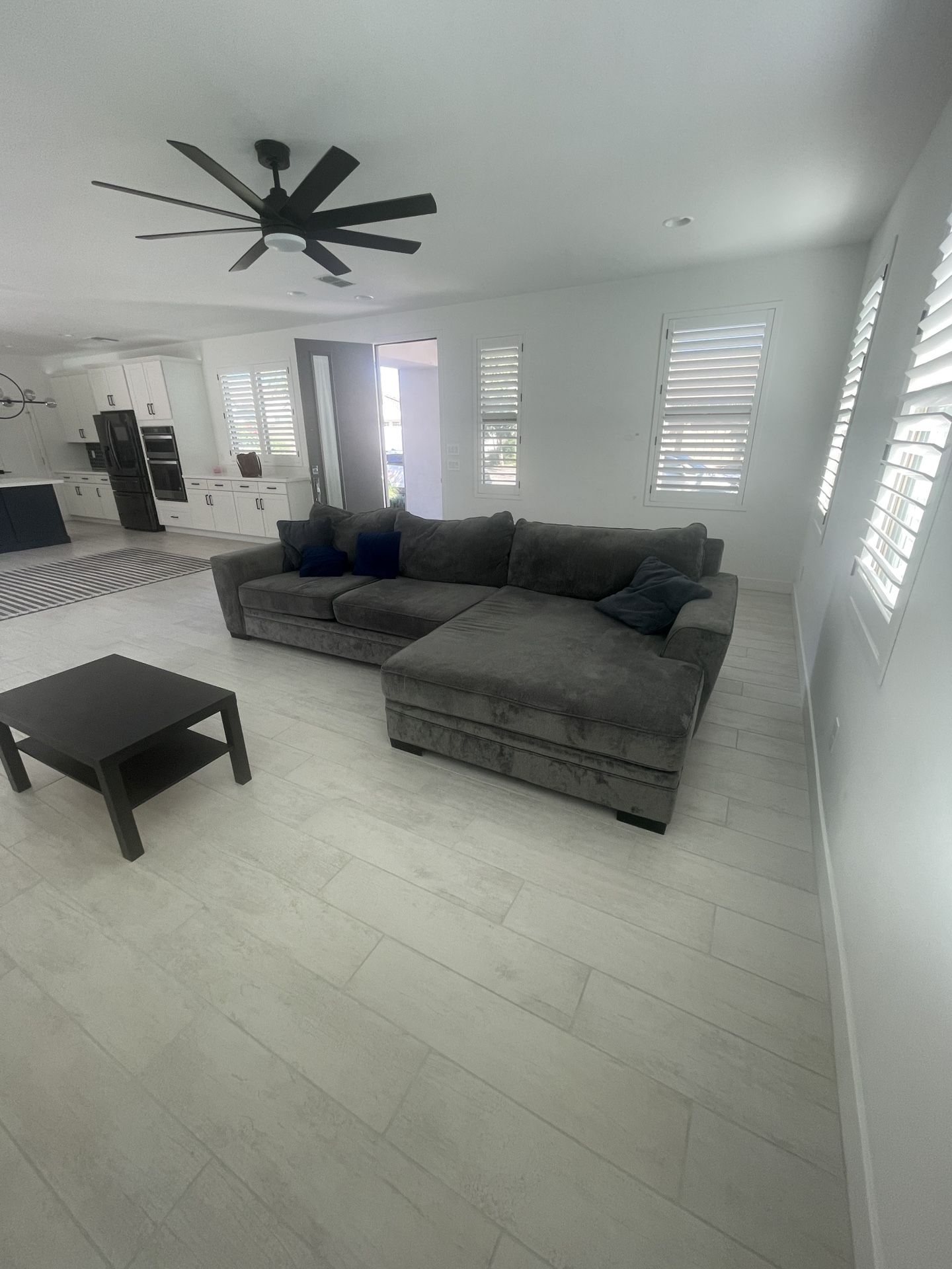 Sofa, Coffee Table And Area Rug