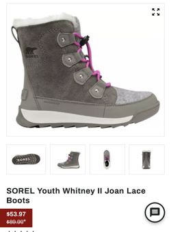 Kids Size 10 | SOREL Young Whitney ii Joan Lace Boot
