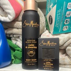 Shea Moisture Body Wash And Bar soap 