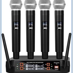 Depusheng DX4 Wireless Microphone 4 Pack