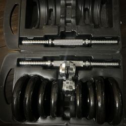 Adjustable Weight Set-with Compact Case 