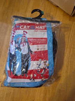 Cat in the Hat Adult Costume Large/X-Large
