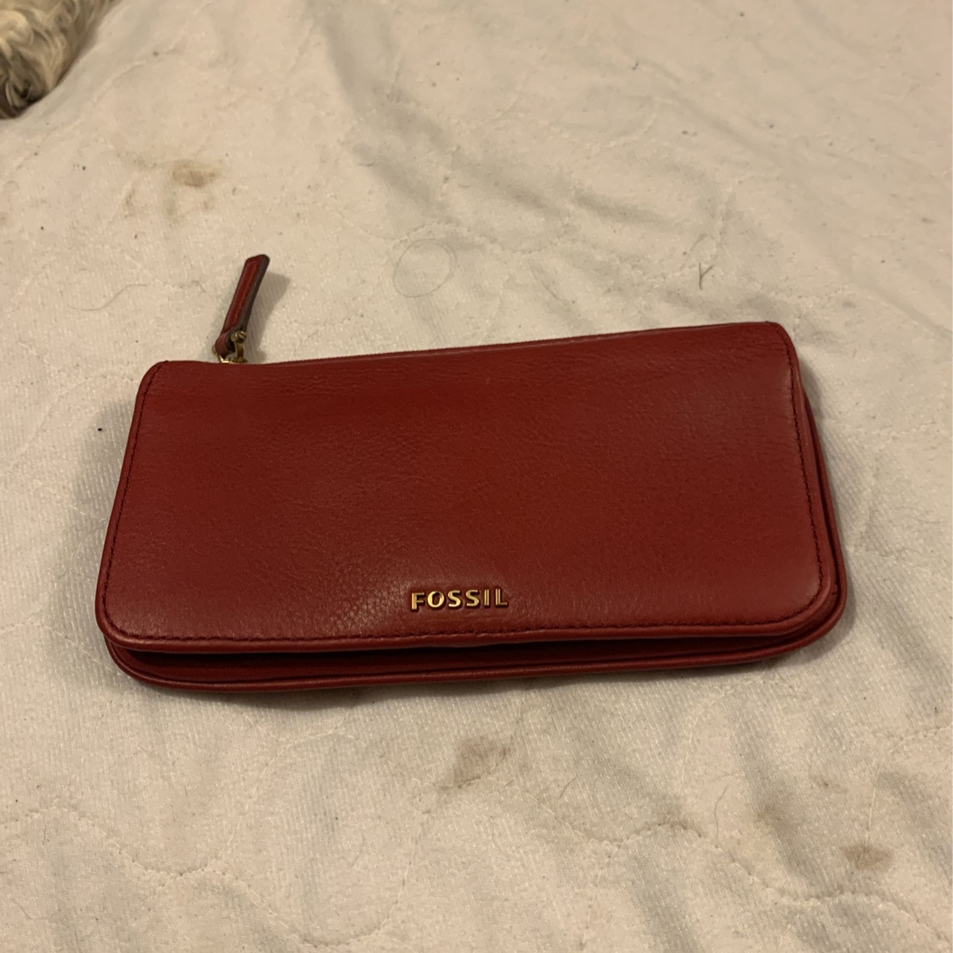 Fossil Red Wallet