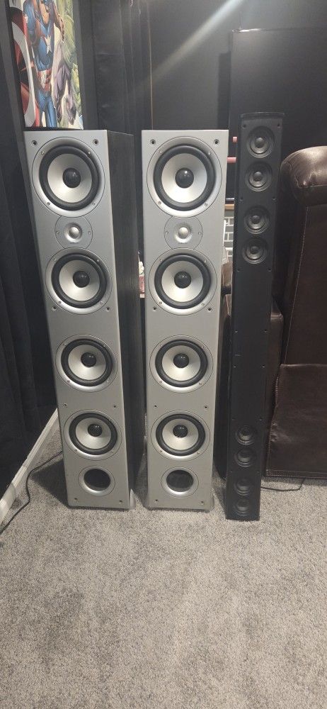 Polk Audio Speakers And Free Center Speaker