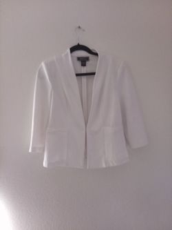 White jacket size s