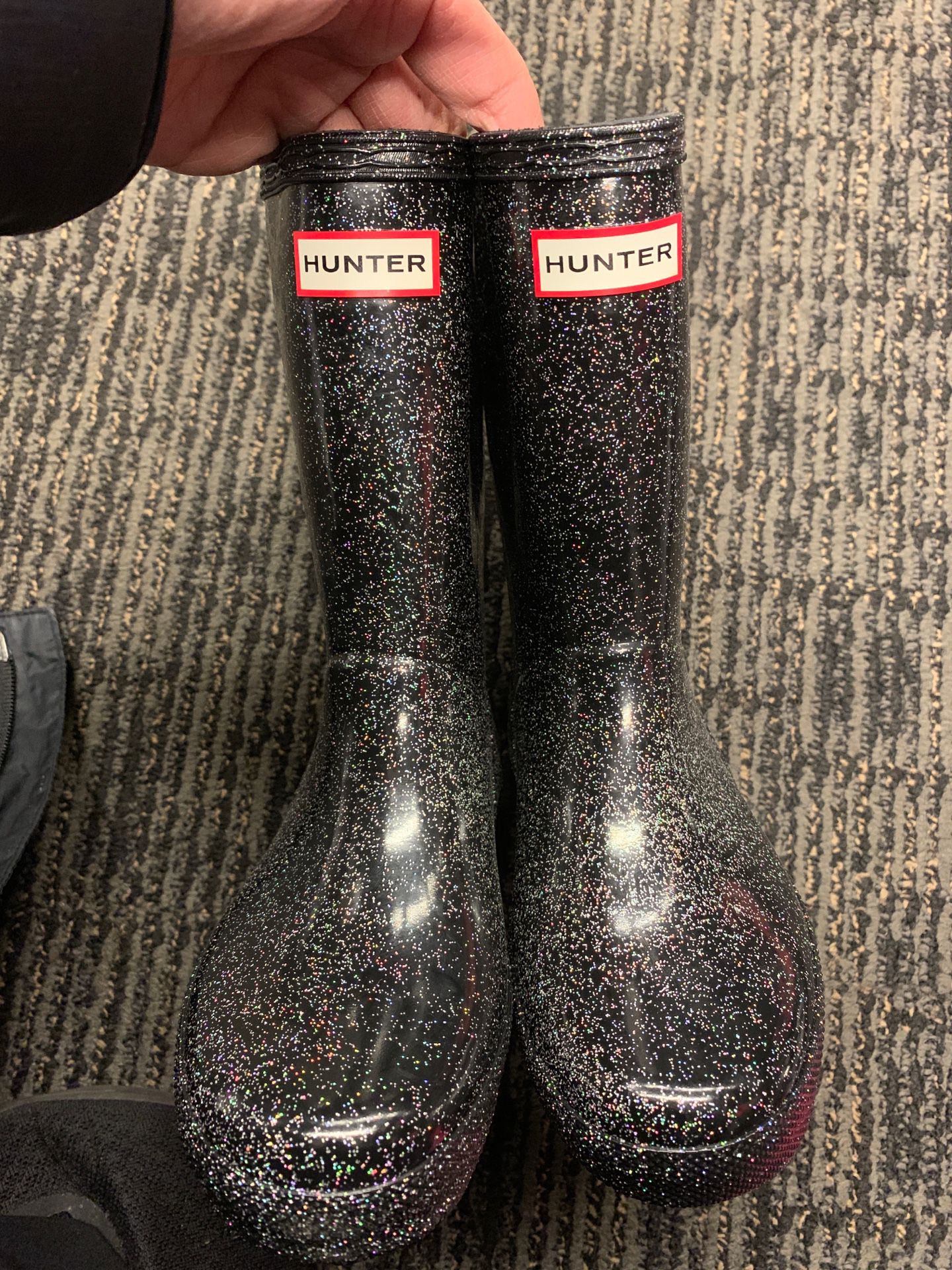 Brand new Little girls hunter boots.