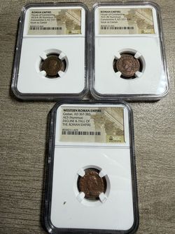 NGC Certified Ancient Roman Empire Coins Lot of 3