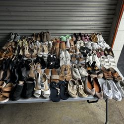 Woman’s shoes lot