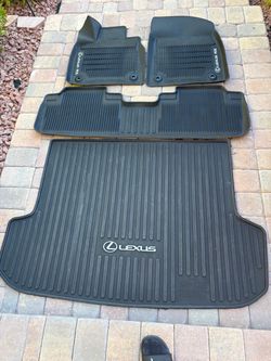Lexus OEM factory all weather floor and cargo mat