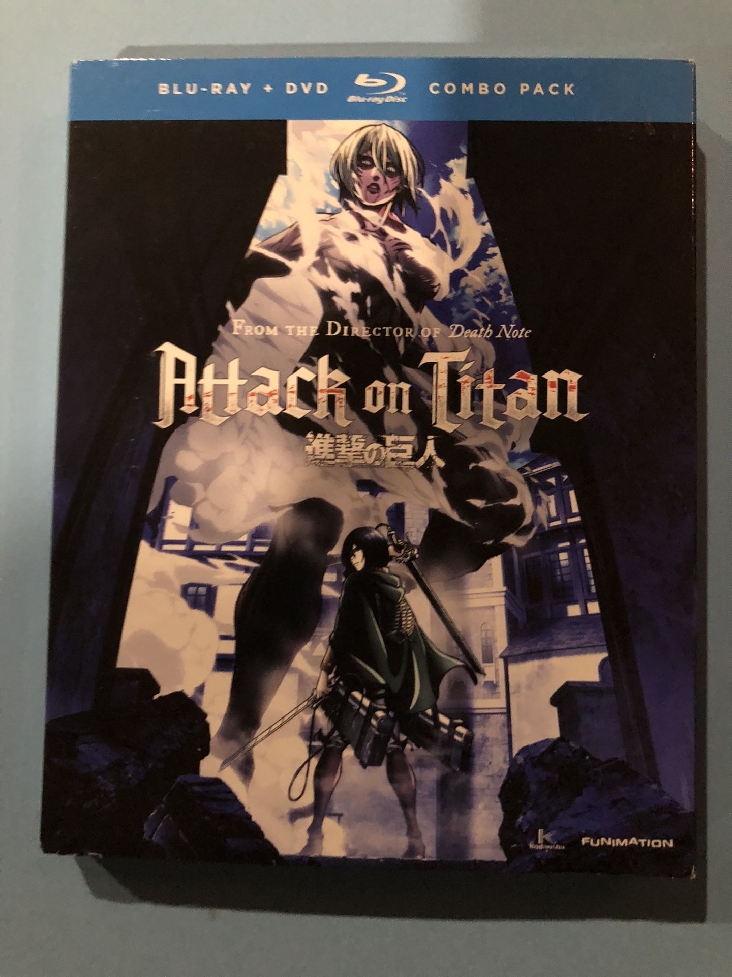 Attack on titan part 2 Blu-Ray And DVD Combo Pack New