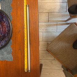 Brushed Nickel Fan Down rod 