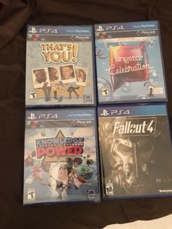PS4 games selling individually