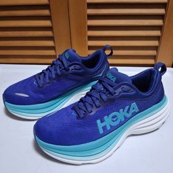 Hoka Bondi 8 Bellweather Blue Women's Running  Shoe * Size: 6.5B
