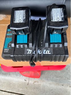 Mikita batteries and charger