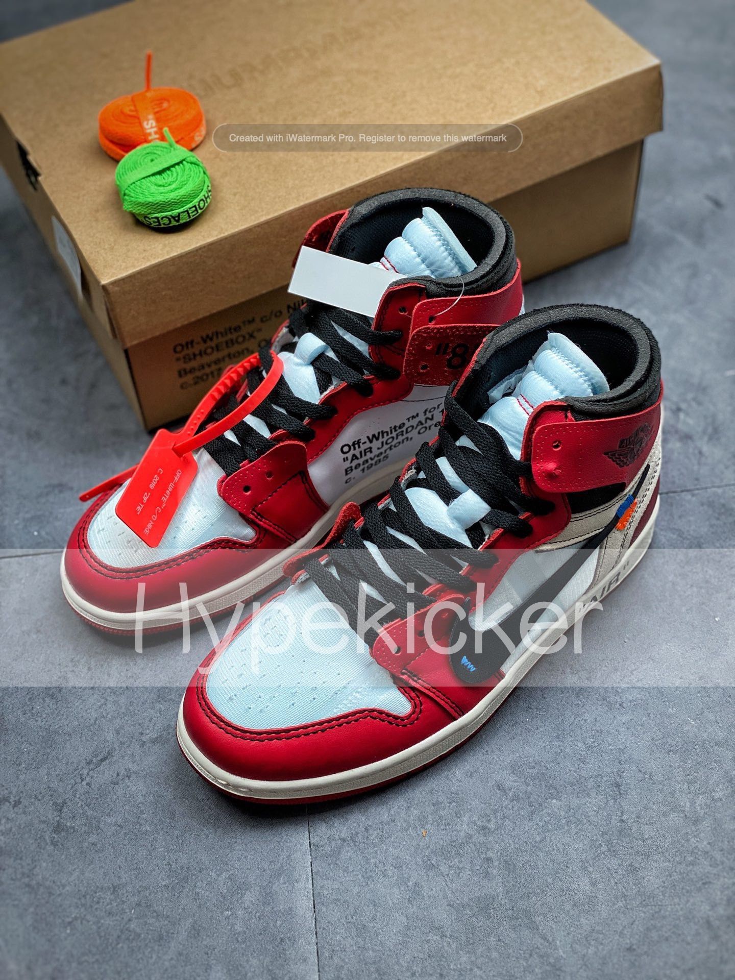 Jordan 1 Retro off White Chicago P1