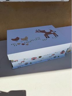 Two keepsakes baby boxes