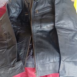Pure Lamb Skin Black Leather Jacket 