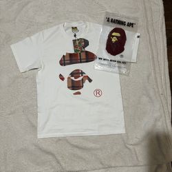 White Bape Tee