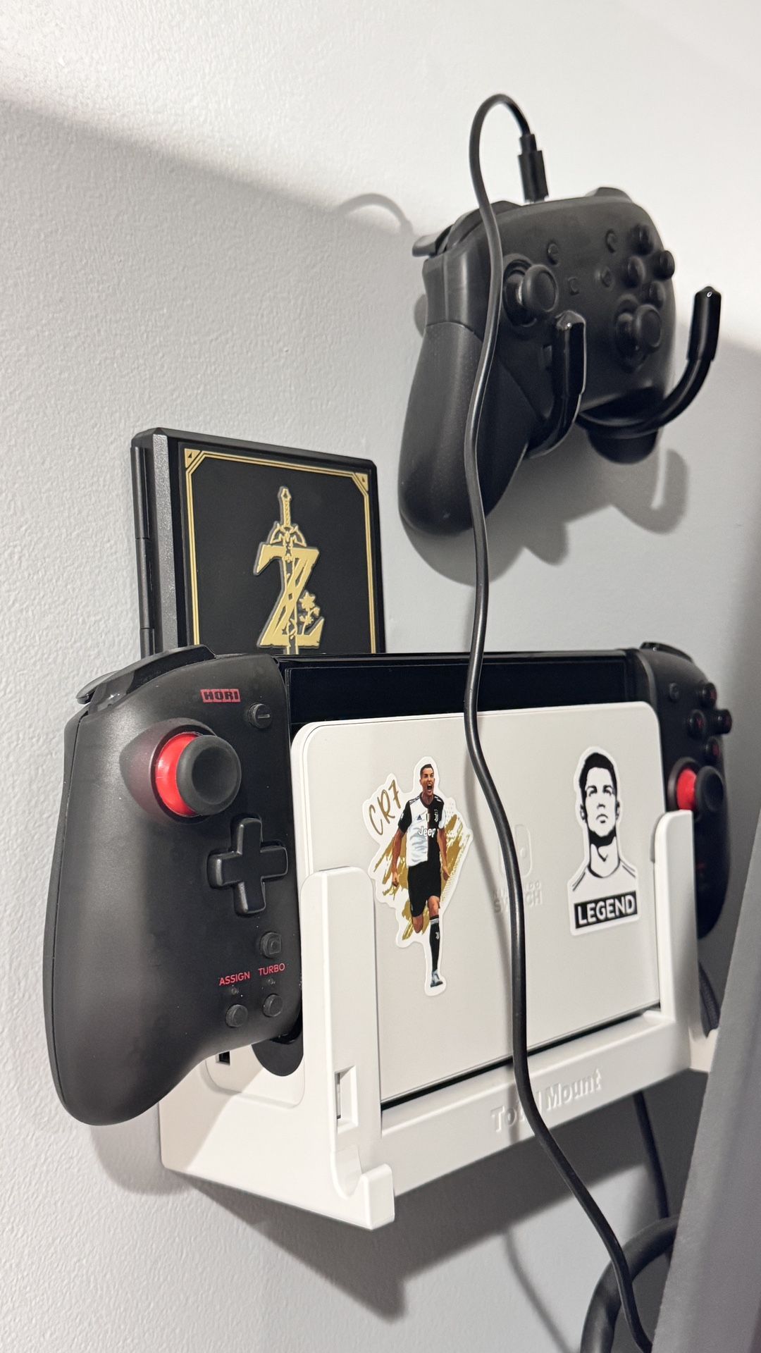 Switch OLED with Games And Controllers