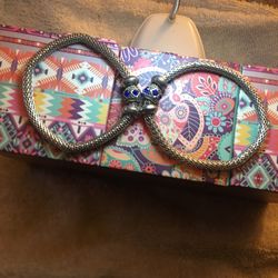 Blue and Sliver Bracelets 