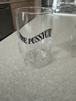 Vintage bar glass from the 60's