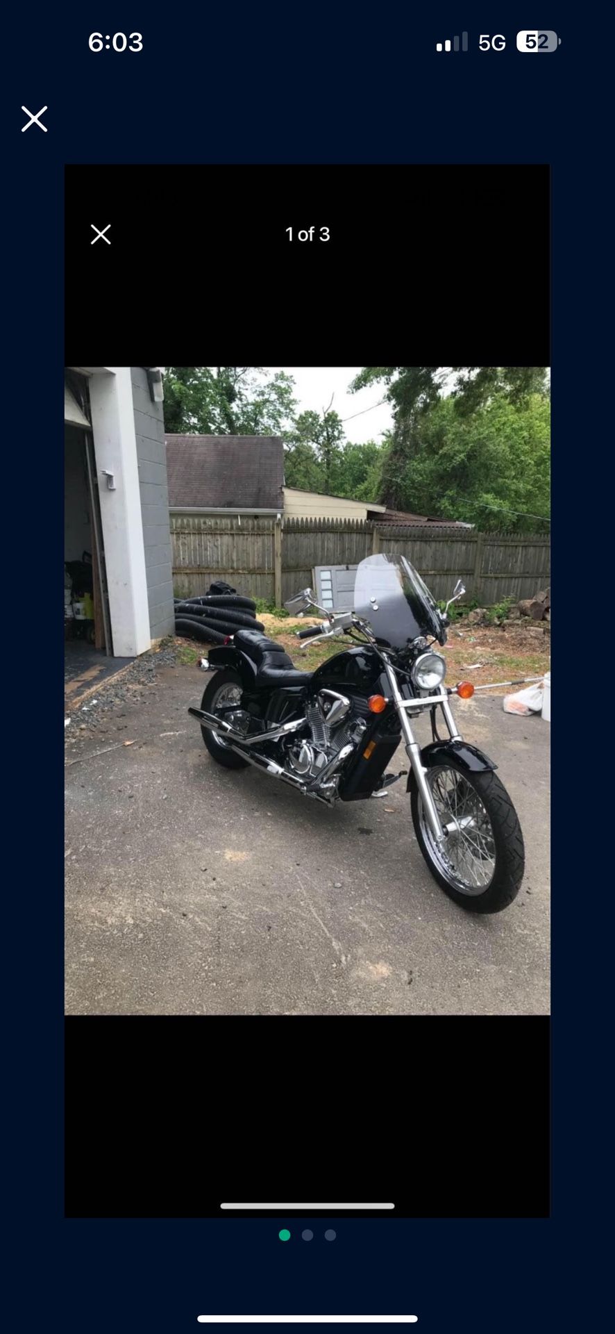 Honda Shadow Motorcycle
