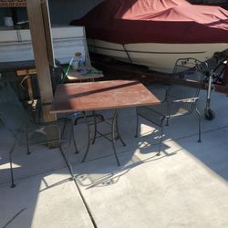 Metal Patio Table And Chairs