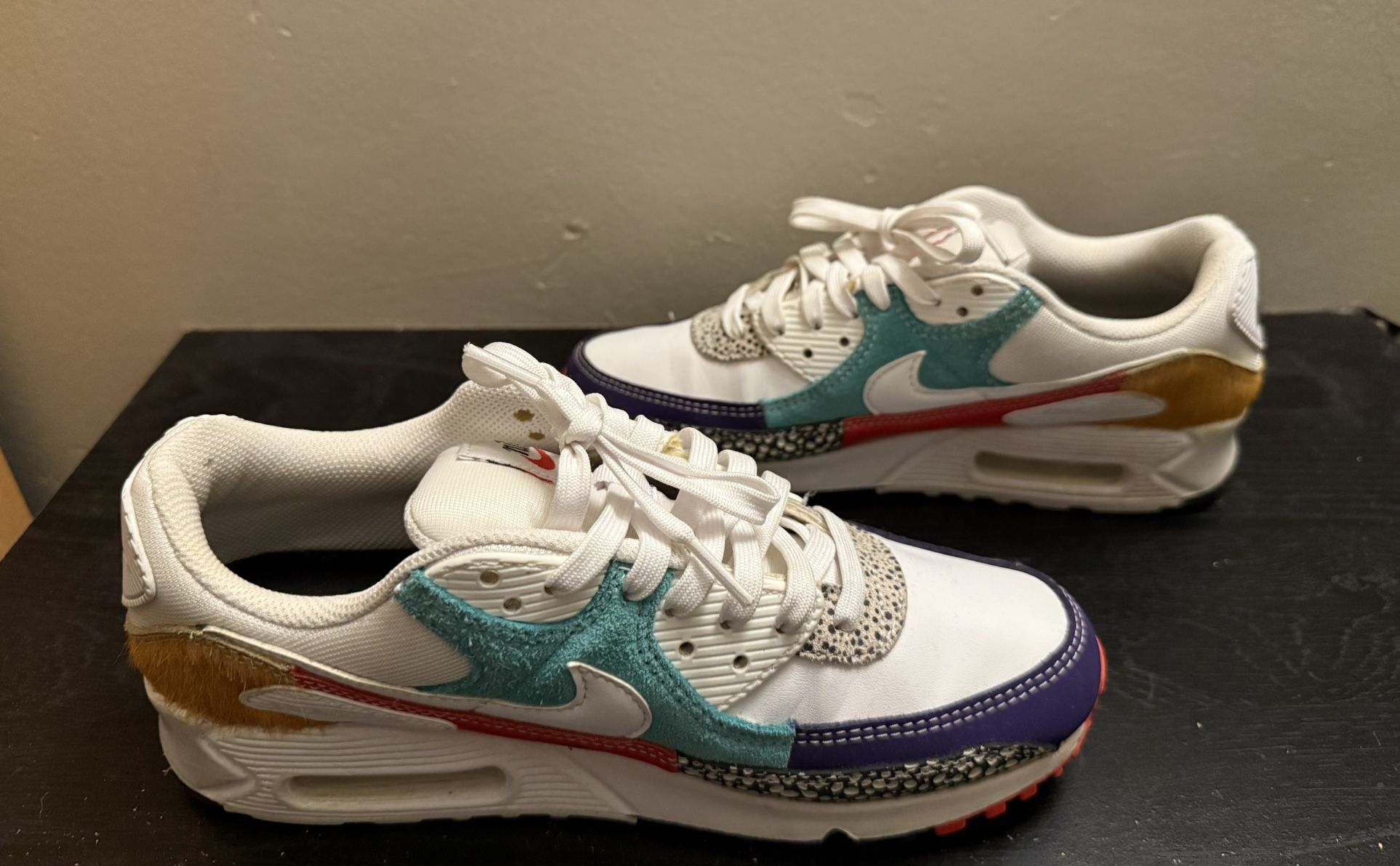 Woman’s Nike Air Max 90 ‘Safari Mix’ White (ESP/ENG)