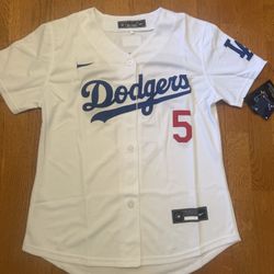Freeman White Women Dodgers Jersey 