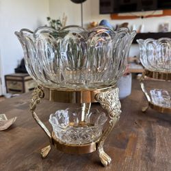 Sovereign House Epergne Glass Bowl Set
