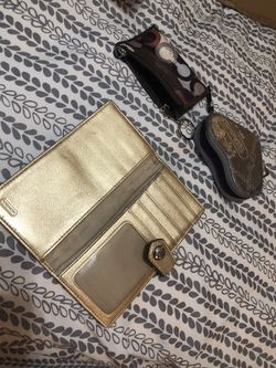 Coach wallet and coin bag