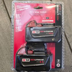 Milwaukee M18  6.0ah Battery Pack