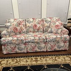 Floral Print Couch 