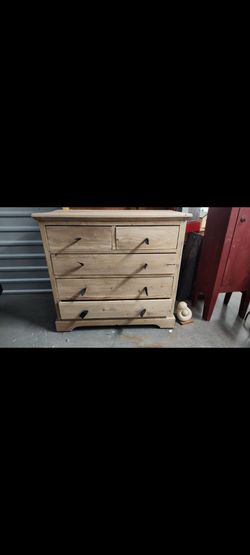 Vintage Solid Wood Distressed Dresser