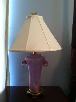 Pair of Glass Lamps