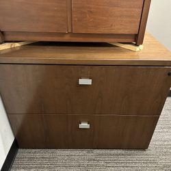 Two Drawer Desk With Lock