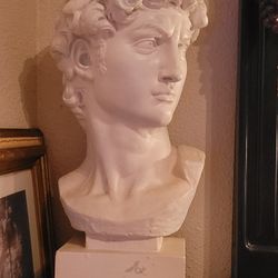 Bust Of Michelangelo's Reproduction Sculpture 