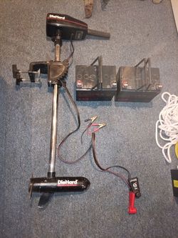 Trolling motor + 2 battery
