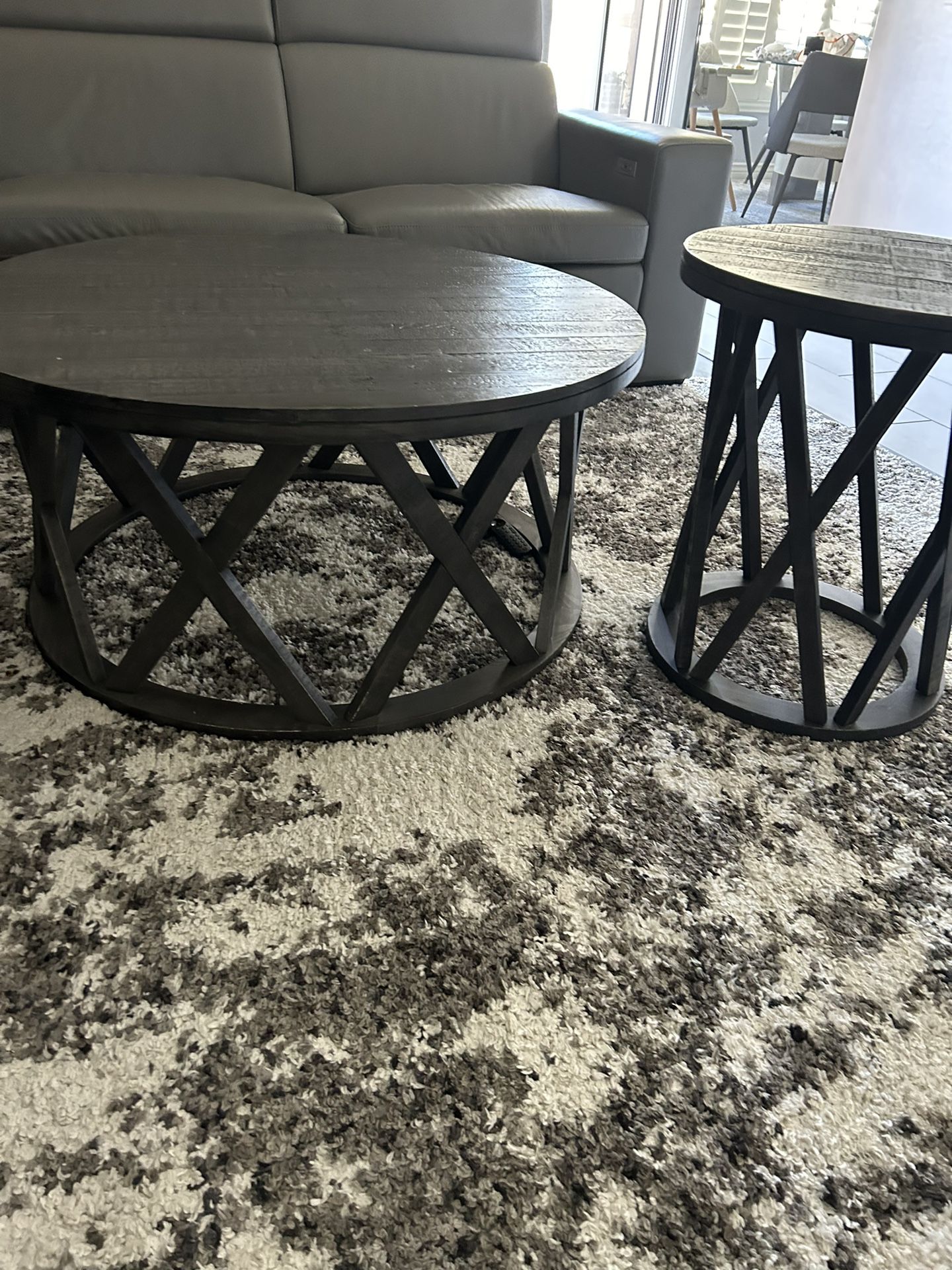 Coffe Table And Side Table 