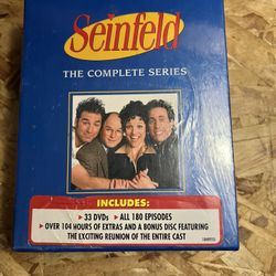 🔥NEW Seinfeld: The Complete Series (DVD, 2013, 33-Disc Box Set) SEALED! 