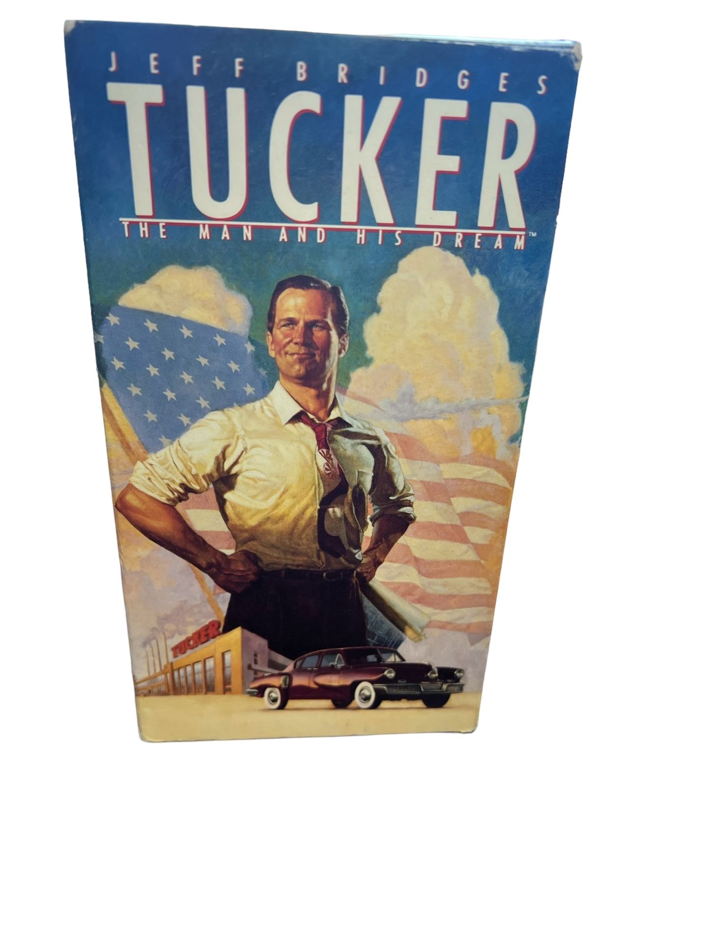 "TUCKER~The Man and His Dream" RARE 1989 VHS Jeff Bridges Francis Coppola Paramount PG This rare 1989 VHS tape features the captivating Jeff Bridges