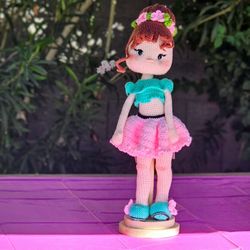 Muñeca Amigurumi Tejido A Crochet 